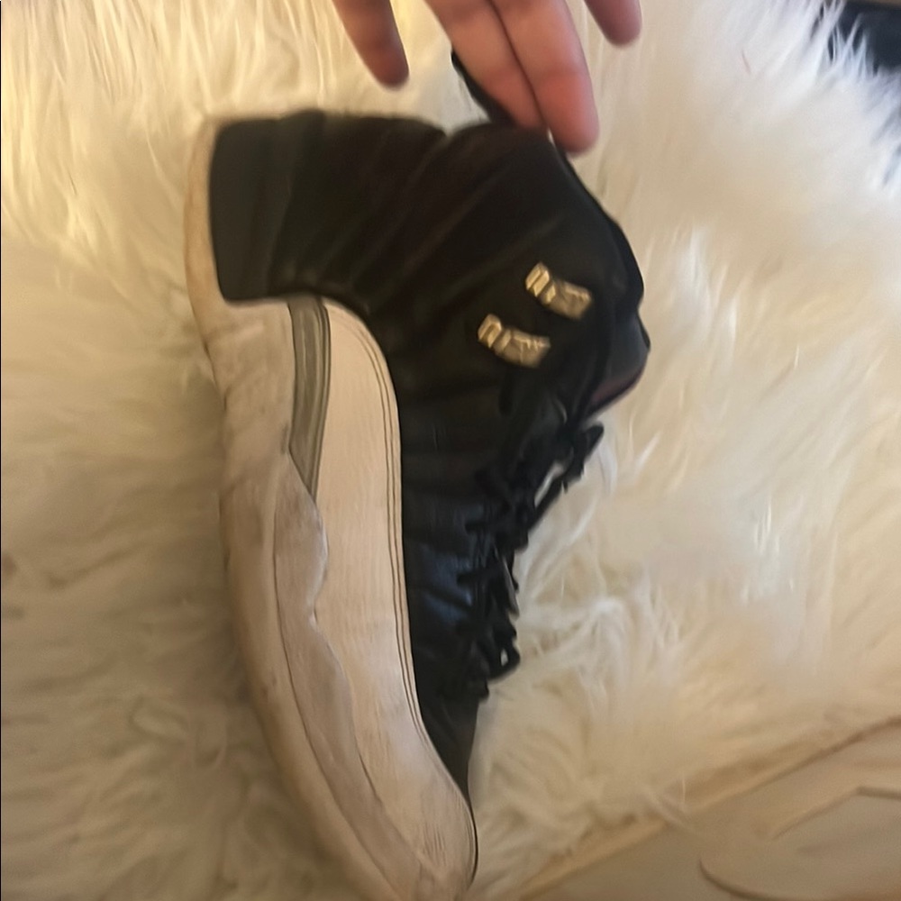 Black and White High-Top Sneakers